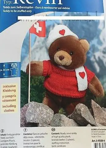 Bastelpackung Teddy und Elch