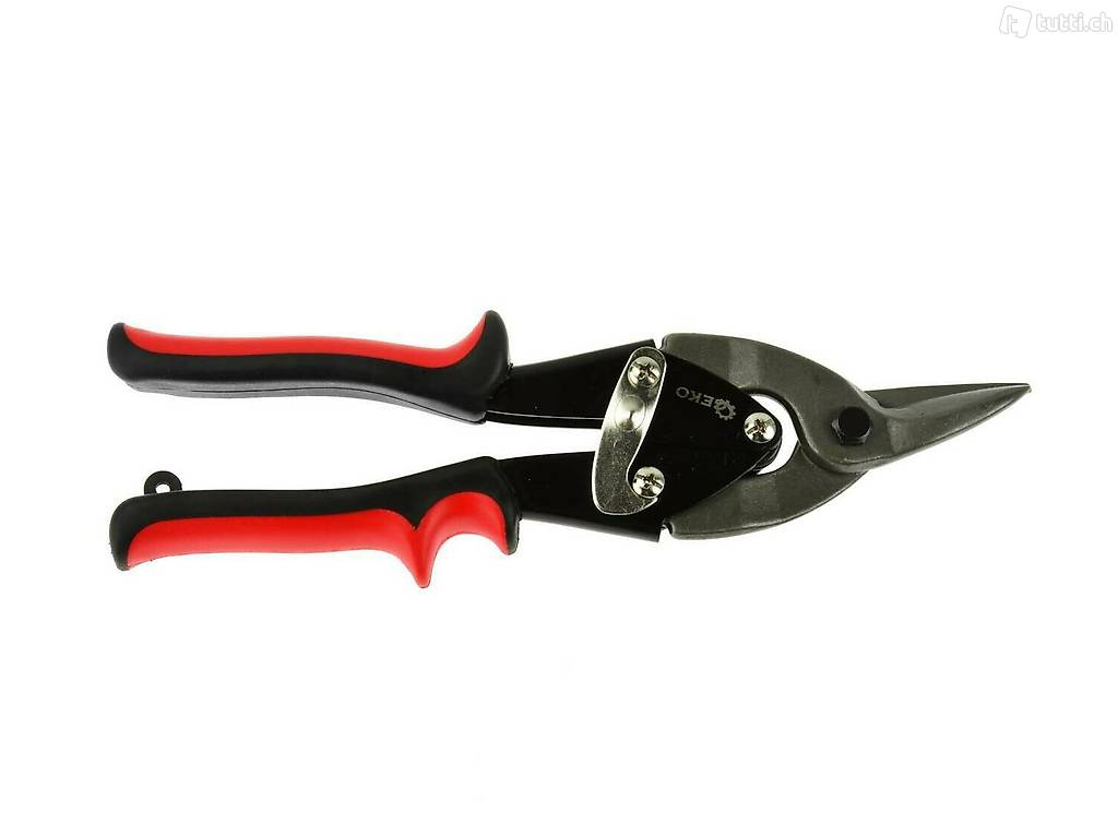  RECHTE Blechschere 10 "isolierter Griff