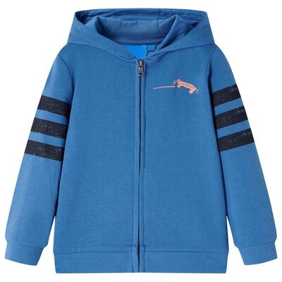  vidaXL Kinder-Kapuzenpullover Blau 92