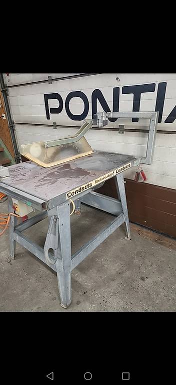 Tischkreissäge, Tischfräse, Condecta