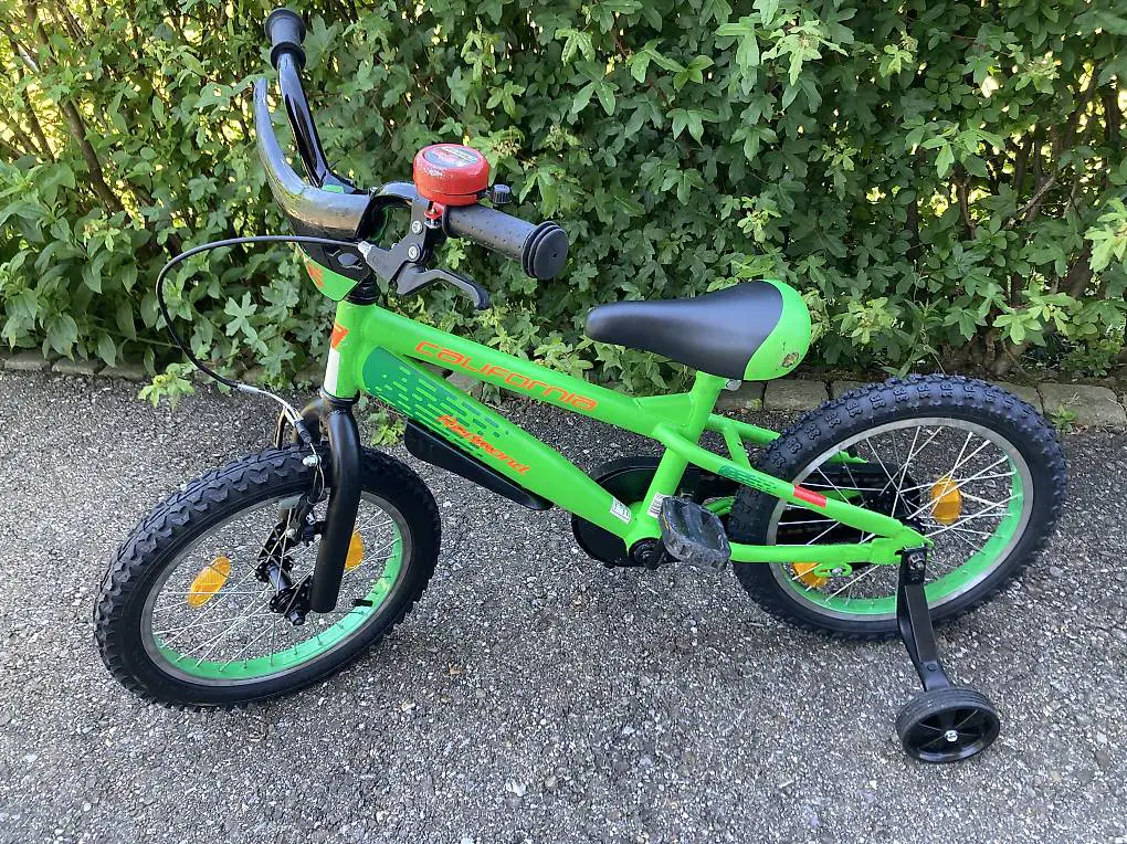 Kindervelo mit Stützrädli 16 Zoll
