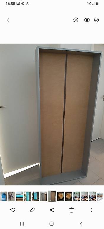 1x Bettkasten ikea Silbergrau, 69 x 165 cm