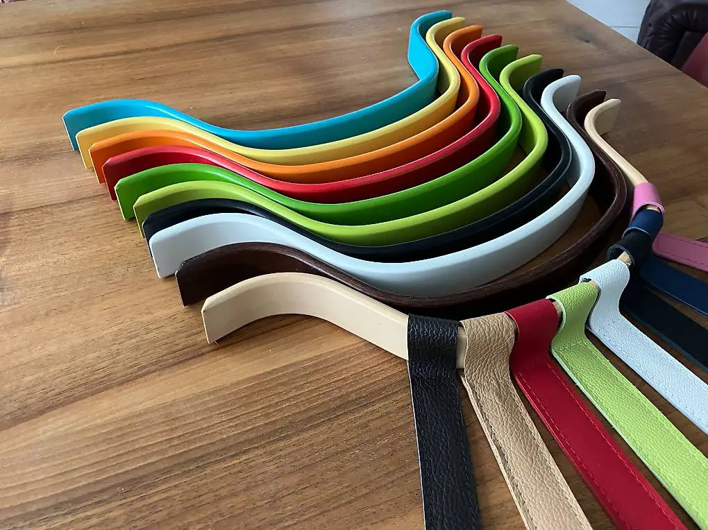 Original Tripp Trapp Holzbügel mit neuem Lederriemen