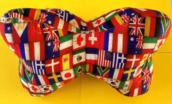 Leseknochen "Flaggen der Welt"