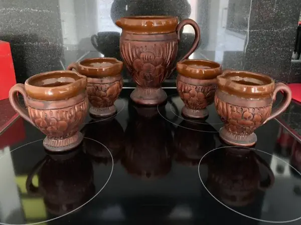 Boccalino Krug mit 4 Boccalinos