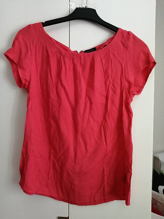 Damen pinke rote Bluse, Gr. 36