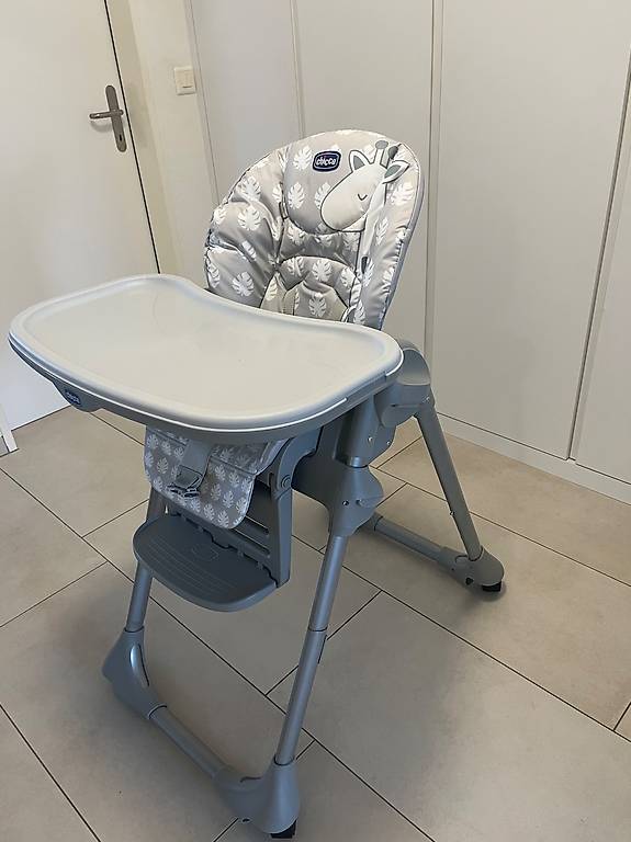 Hochstuhl -chicco- hellgrau