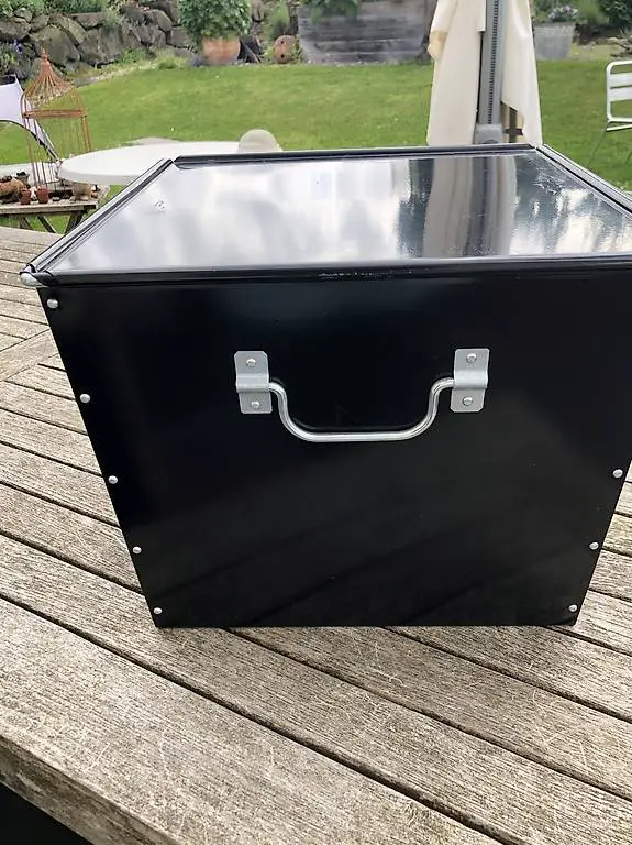 Metalboxen schwarz IKEA 2Stück
